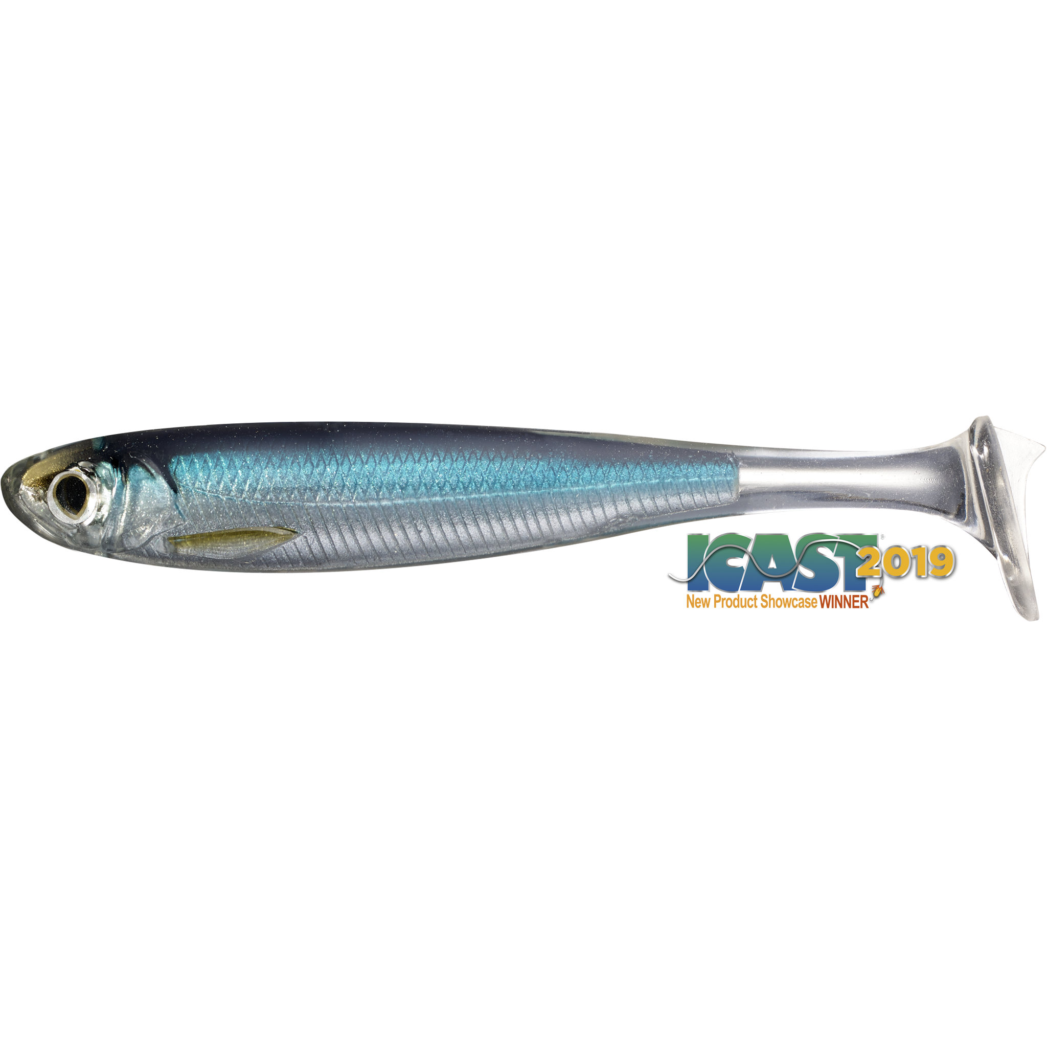 Livetarget Slow-Roll Shiner swimbait 7,6 cm Silver Pearl 4 pz