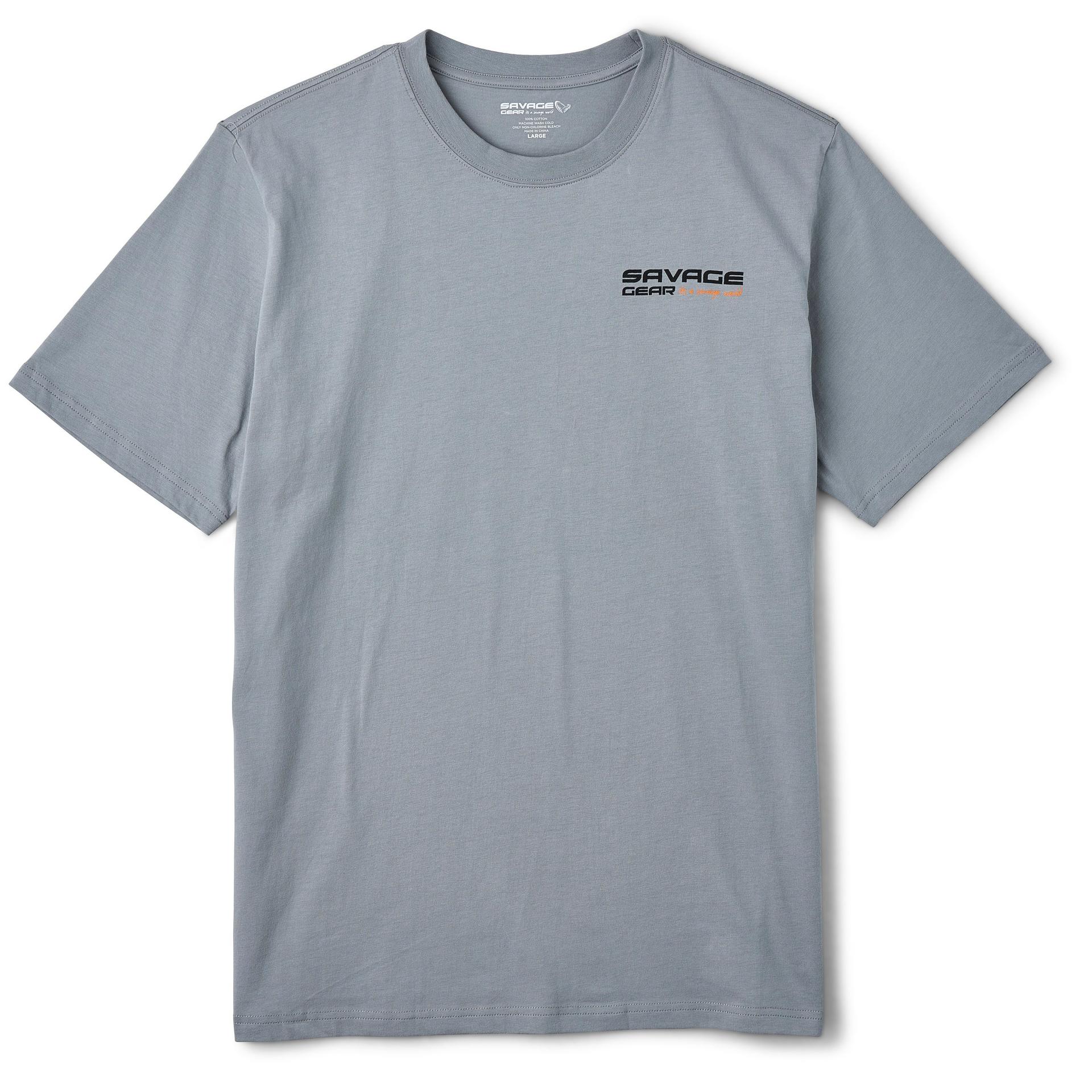 Savage Gear Orange LTD Snook Graphic Tee maglia pesca L