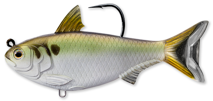 Livetarget Swimbaits Gizzard Shad swimbait 4 1/2" Green Bronze
