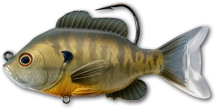 Livetarget Sunfish Swimbait esca 3 1/2" 1/2 oz 551 Natural Blue