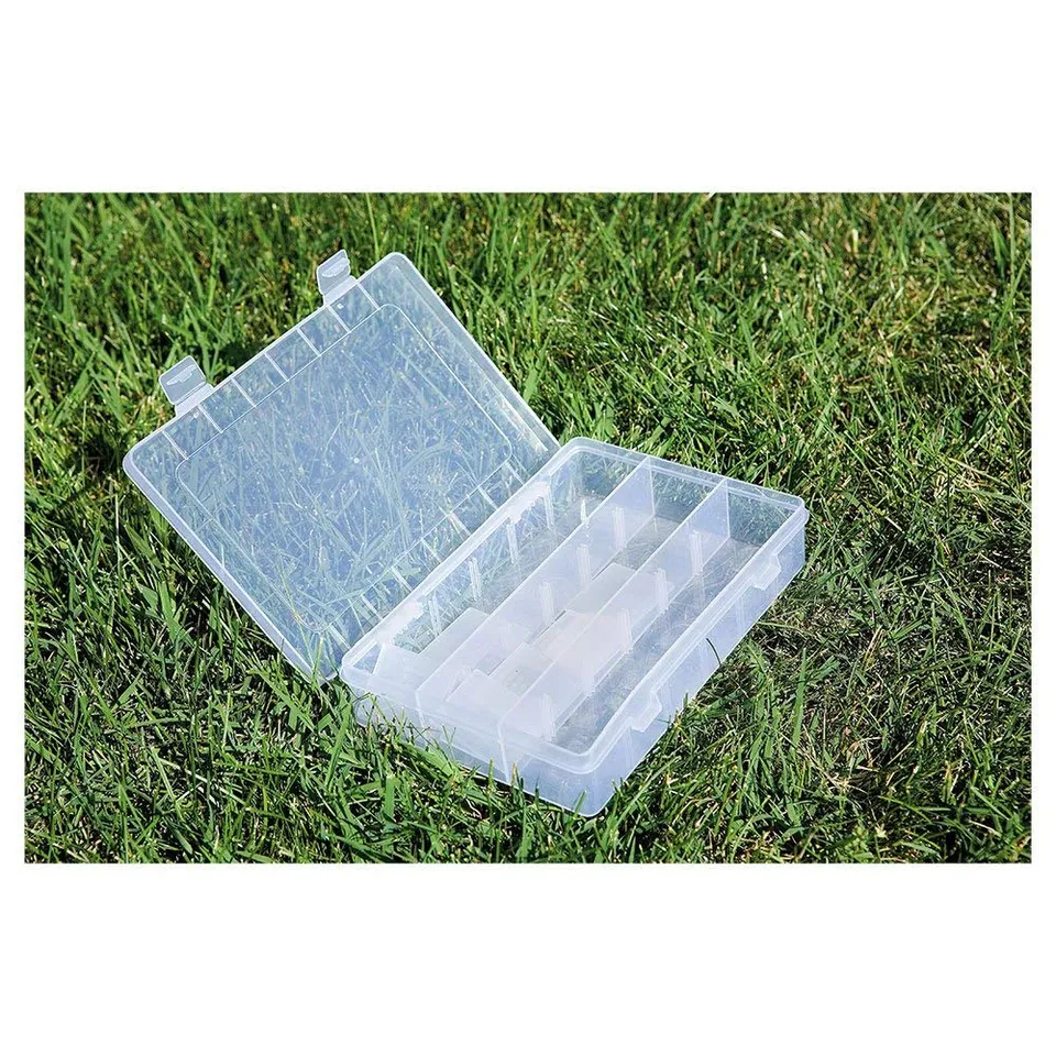Linea Effe Scatola Pesca 3 Scomparti 8 Divisori Trasparente