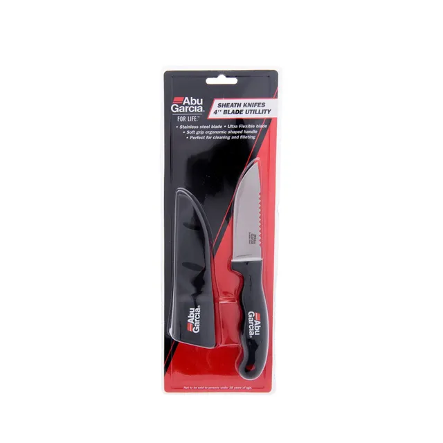 Abu Garcia Pro Series Sheath Knife coltello pesca 10 cm con fodero