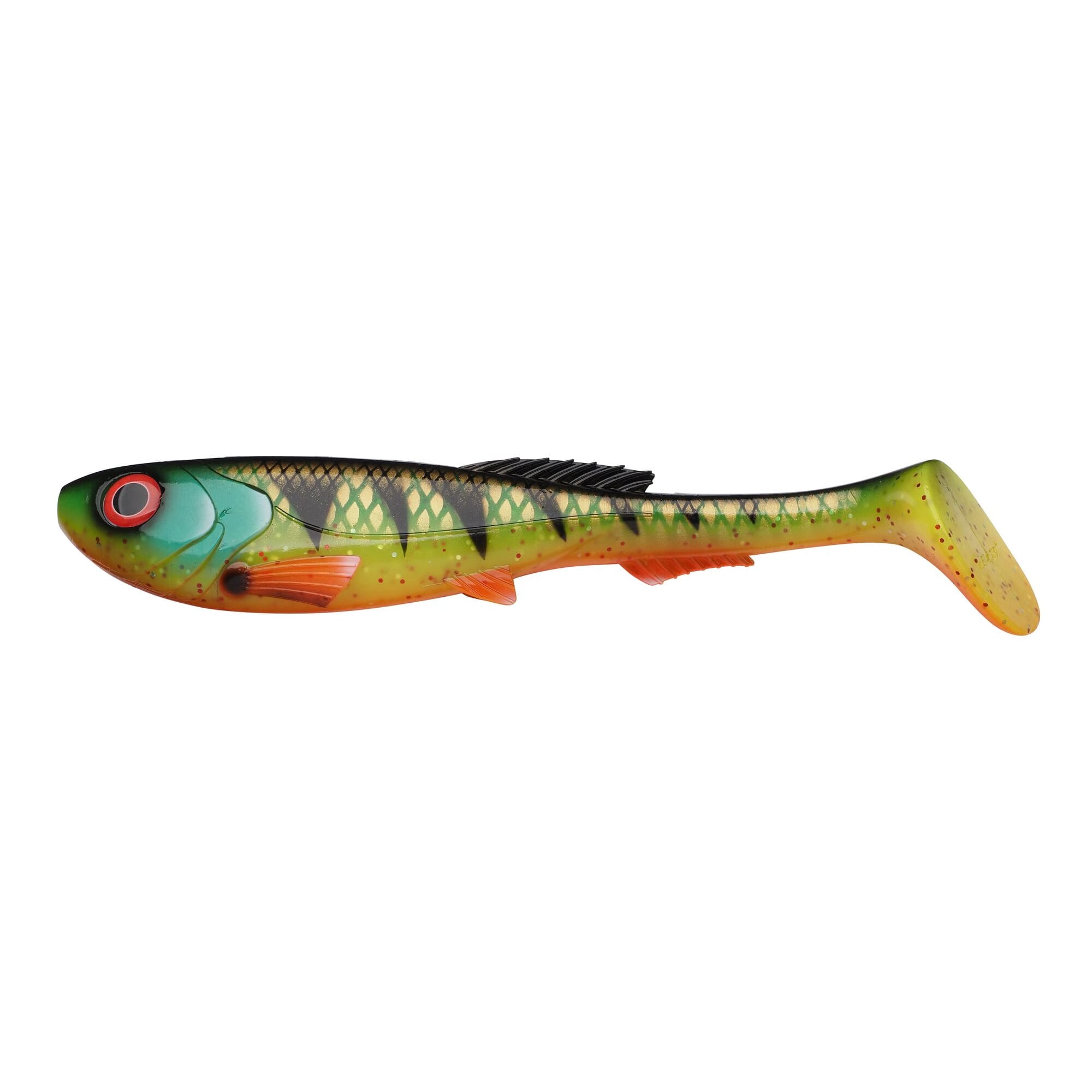 Abu Garcia Beast Paddletail shad luccio Firetiger 21 cm