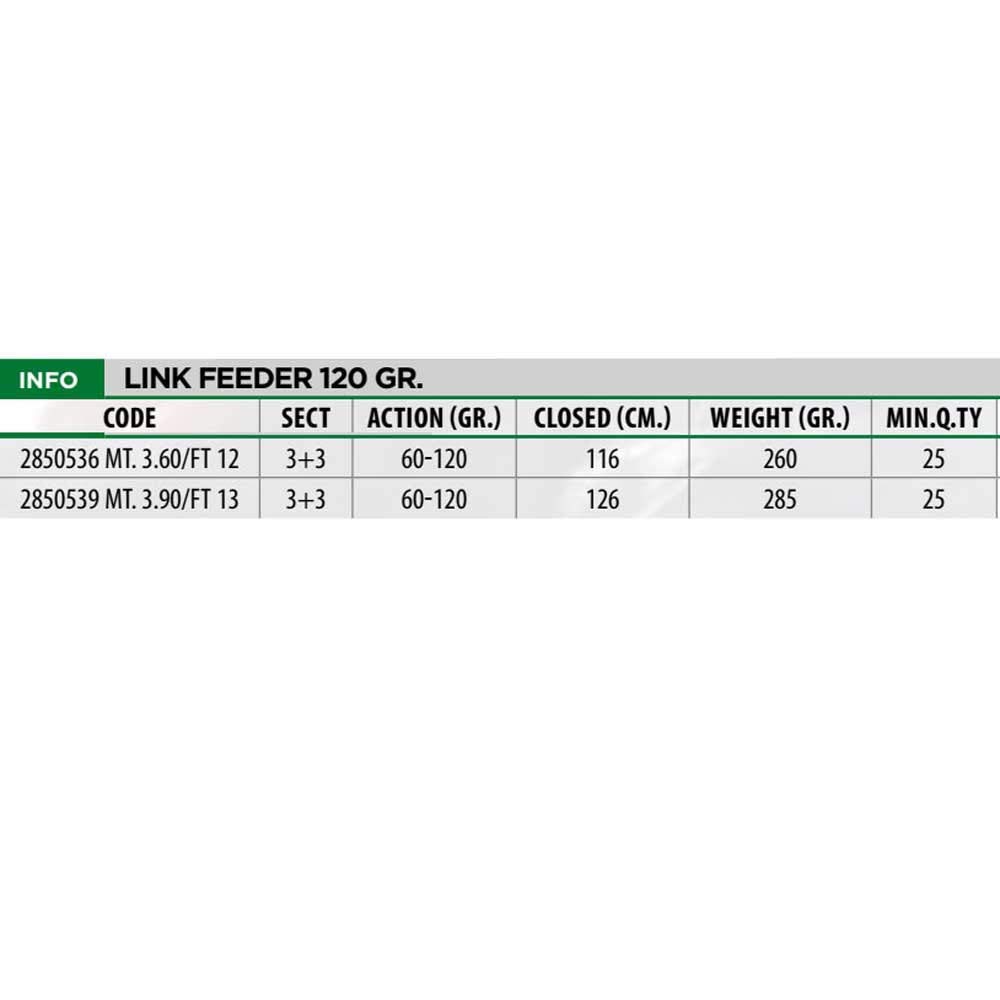Lineaeffe Link Feeder 3,90 m canna feeder 60-120 g