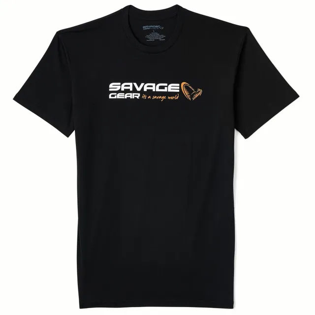 Savage Gear Orange LTD Logo Tee Maglietta Manica Corta