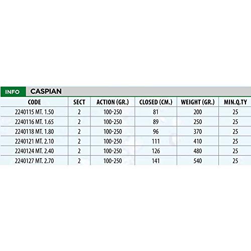 Lineaeffe Caspian 2.70 m 100-250 g canna spinning