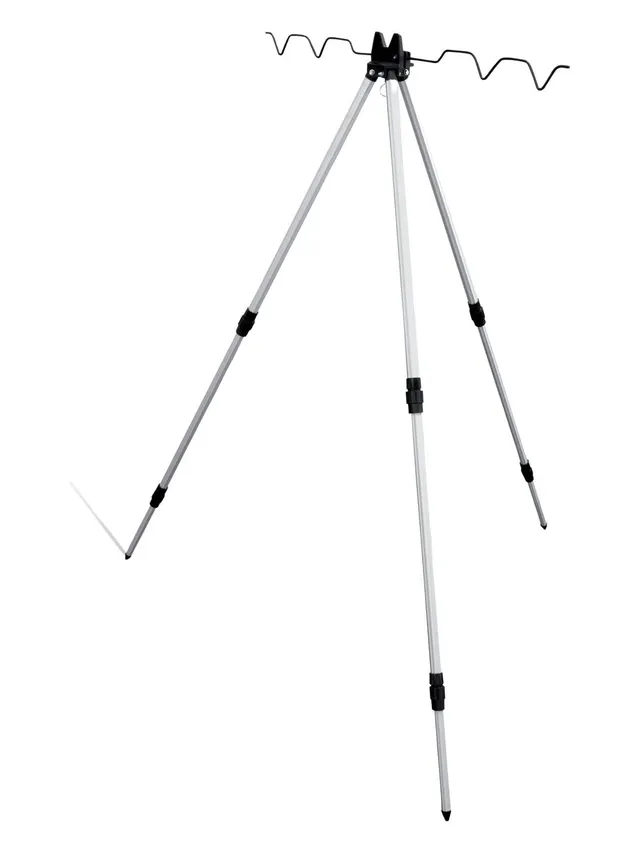 Lineaeffe Supporti Tripode Alluminio Estensibile Leggero Pesca
