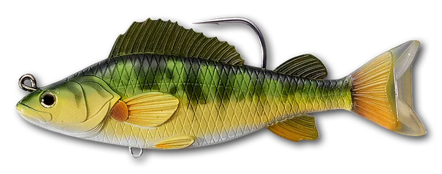 Livetarget Yellow Perch Swimbait 4,5" Yellow Green