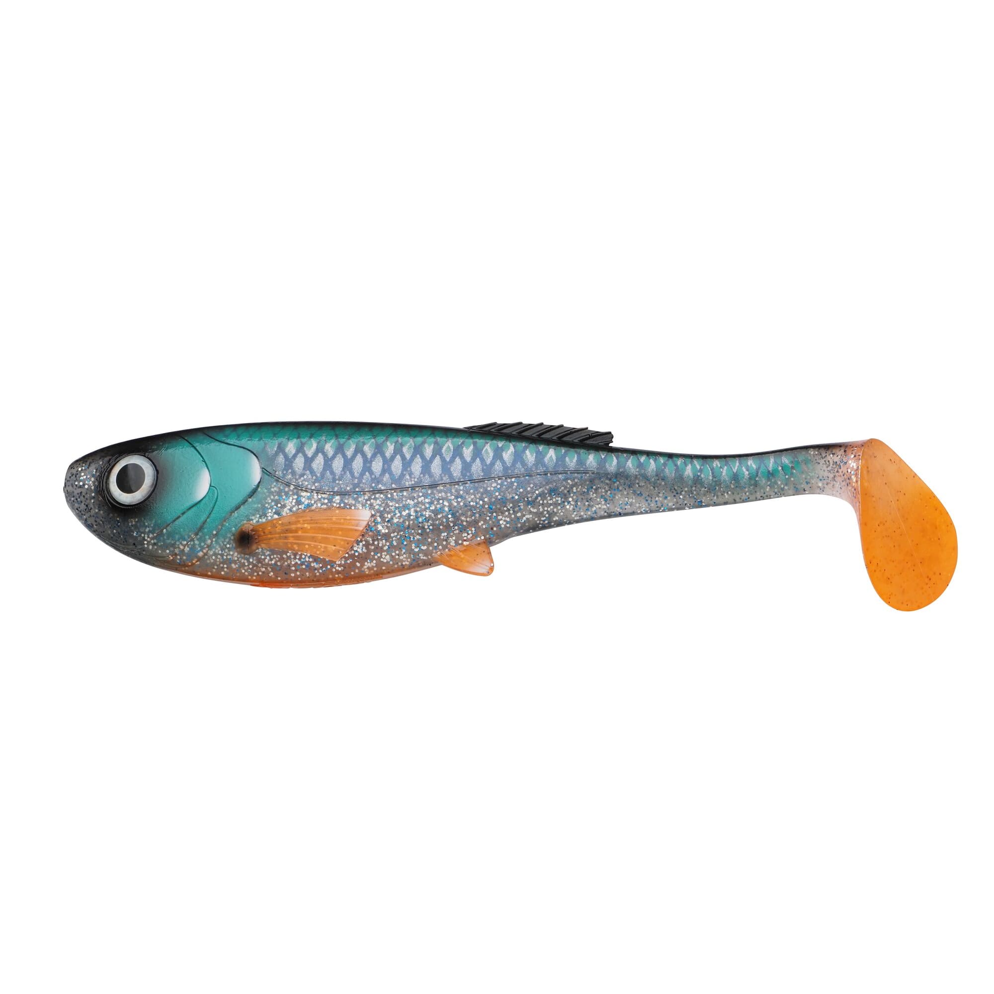 Abu Garcia Beast Slim Paddletail shad gomma Firetiger profondità