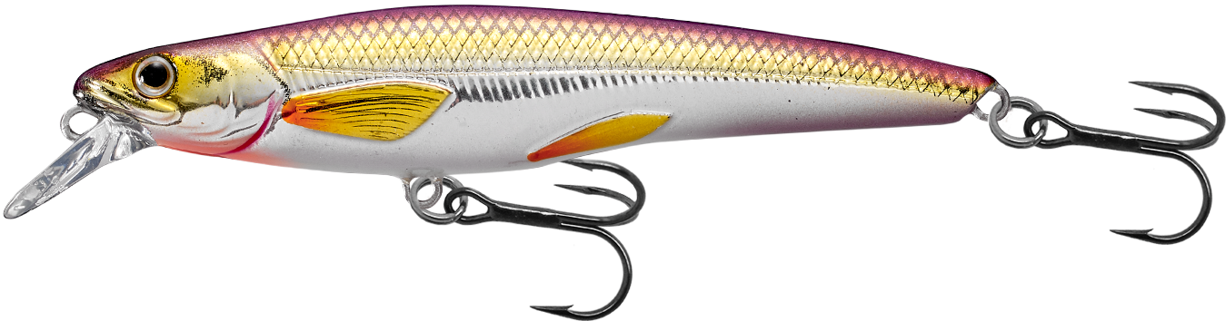 Livetarget Rainbow Smelt Jerkbait esca 3 5/8" Silver Blue