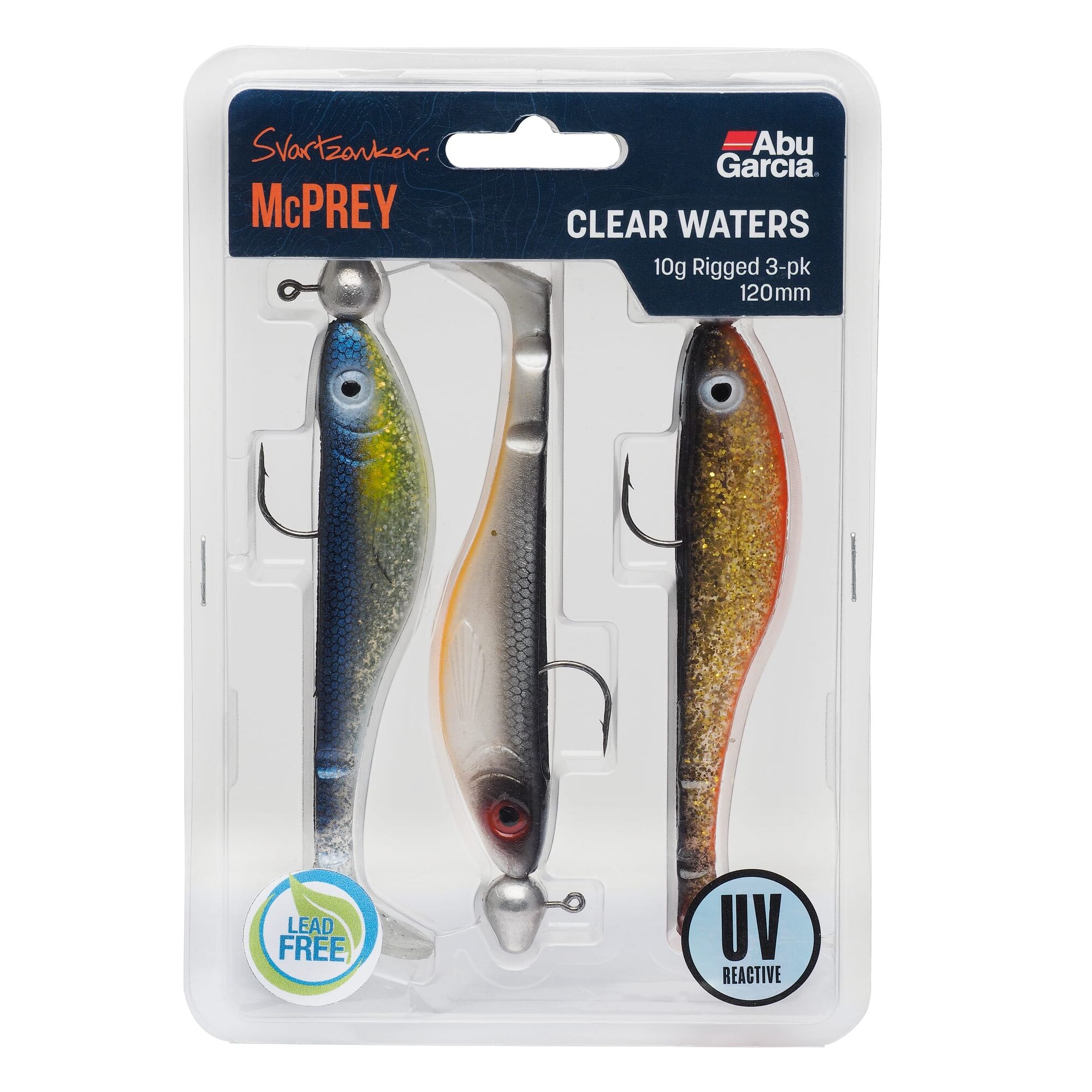 Abu Garcia Svartzonker McPrey Shad Prerigged per Luccio