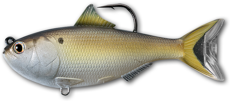 Livetarget Menhaden Swimbait esca 3 1/2" Natural mare