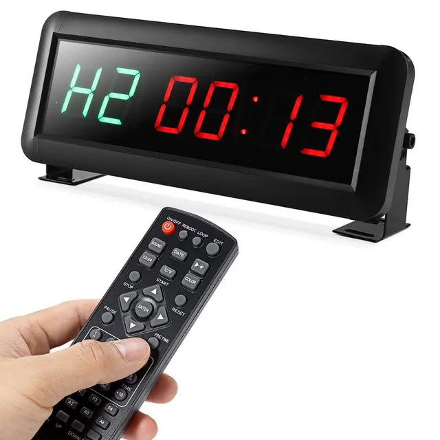 PELLOR Gym Timer orologio palestra LED con telecomando