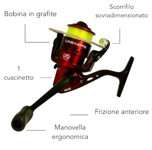 Linea Effe Eazy FD 100 Mulinello Frizione Anteriore con Filo