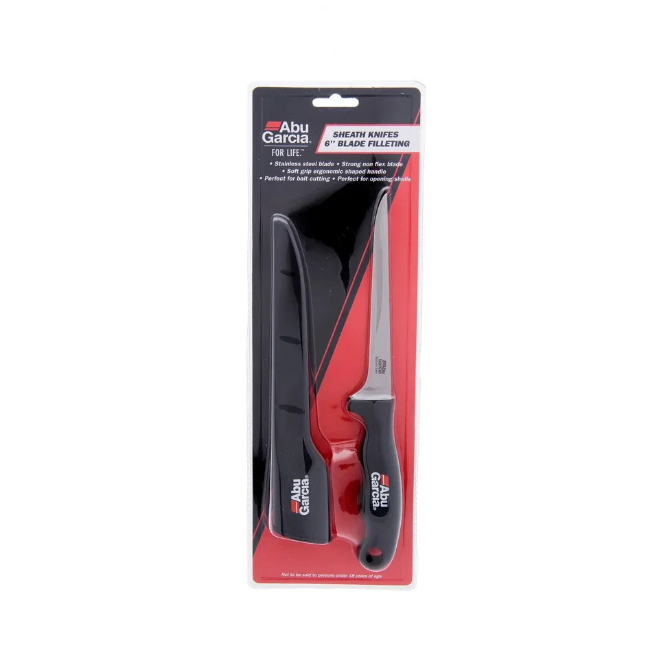 Abu Garcia Pro Series coltello sfiletto 6in con fodero
