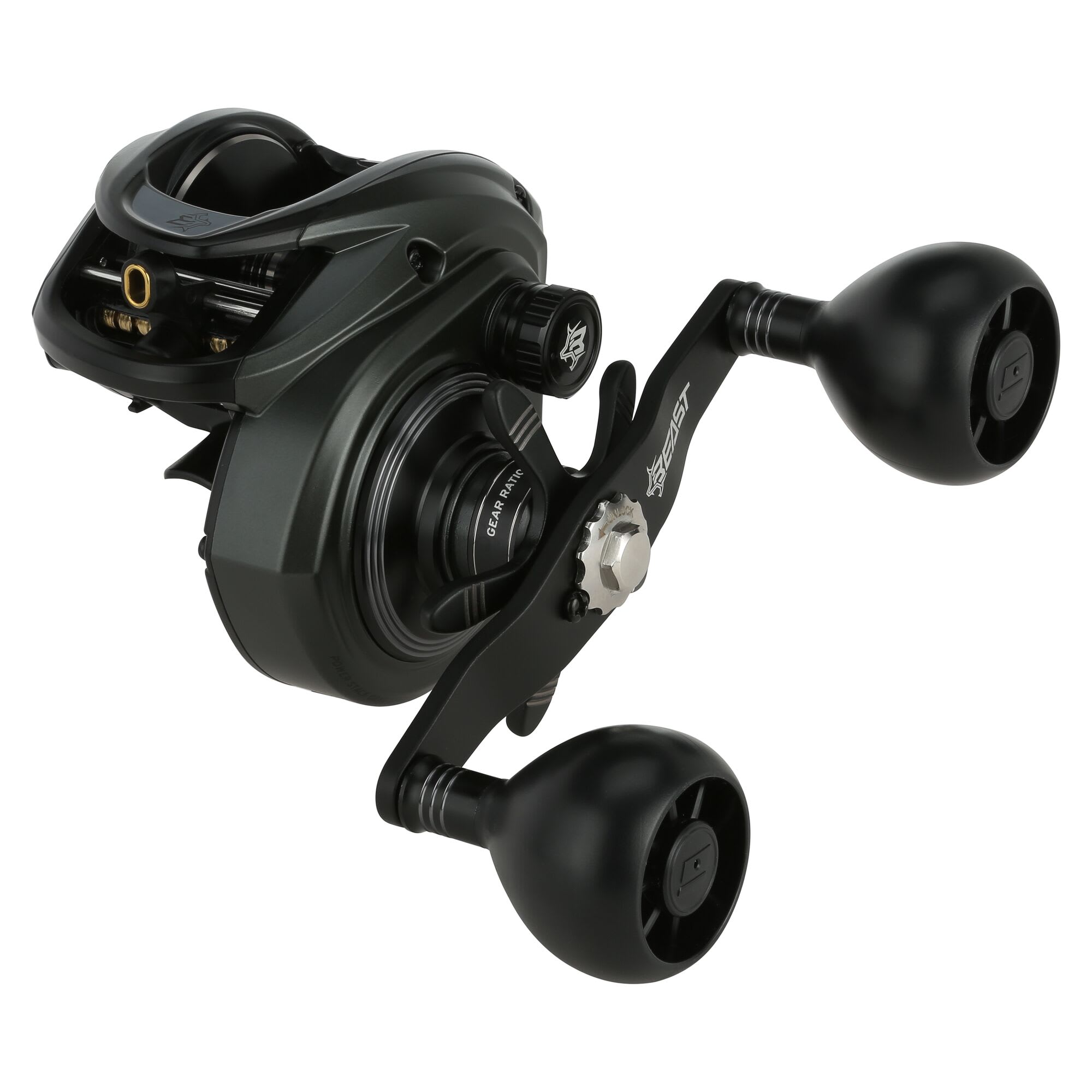Abu Garcia Beast 400 Mulinello Casting Man sinistra