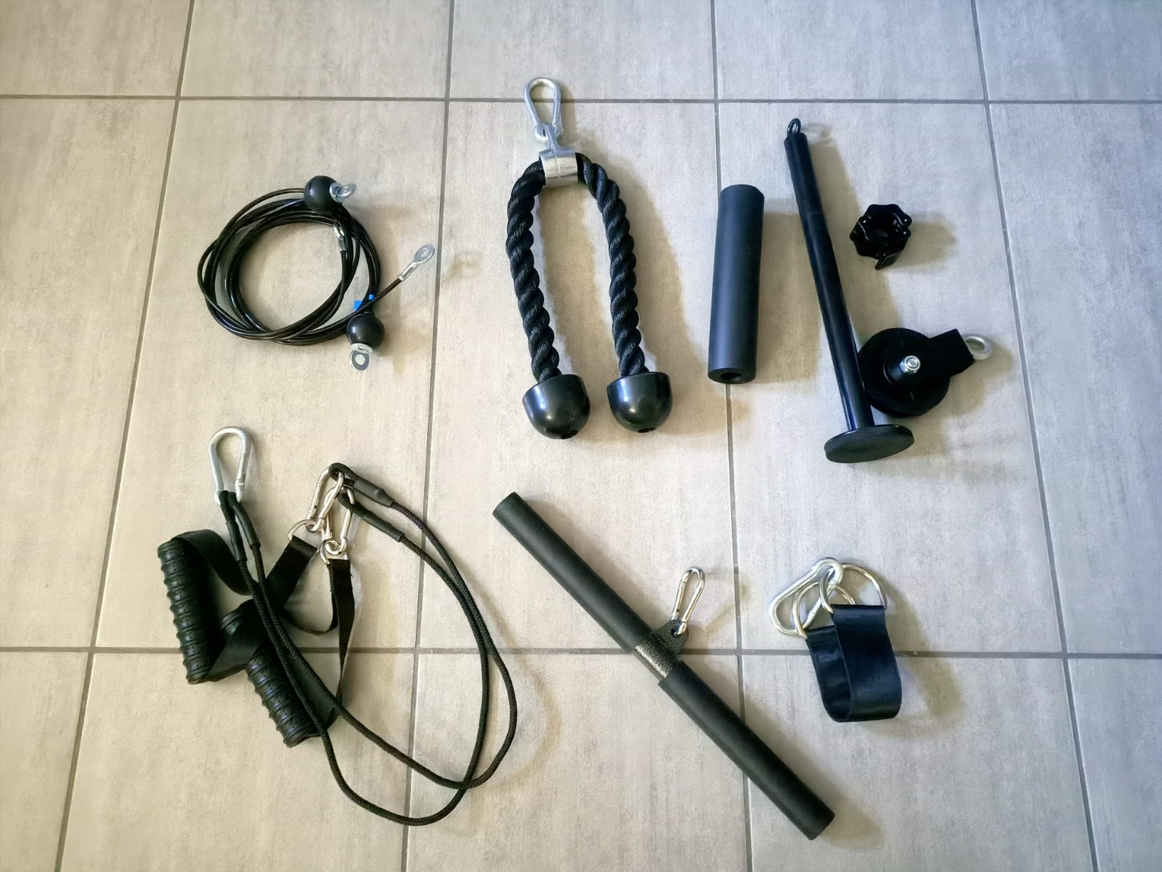 PELLOR Pulley System 127 kg Carrucola Palestra Casa