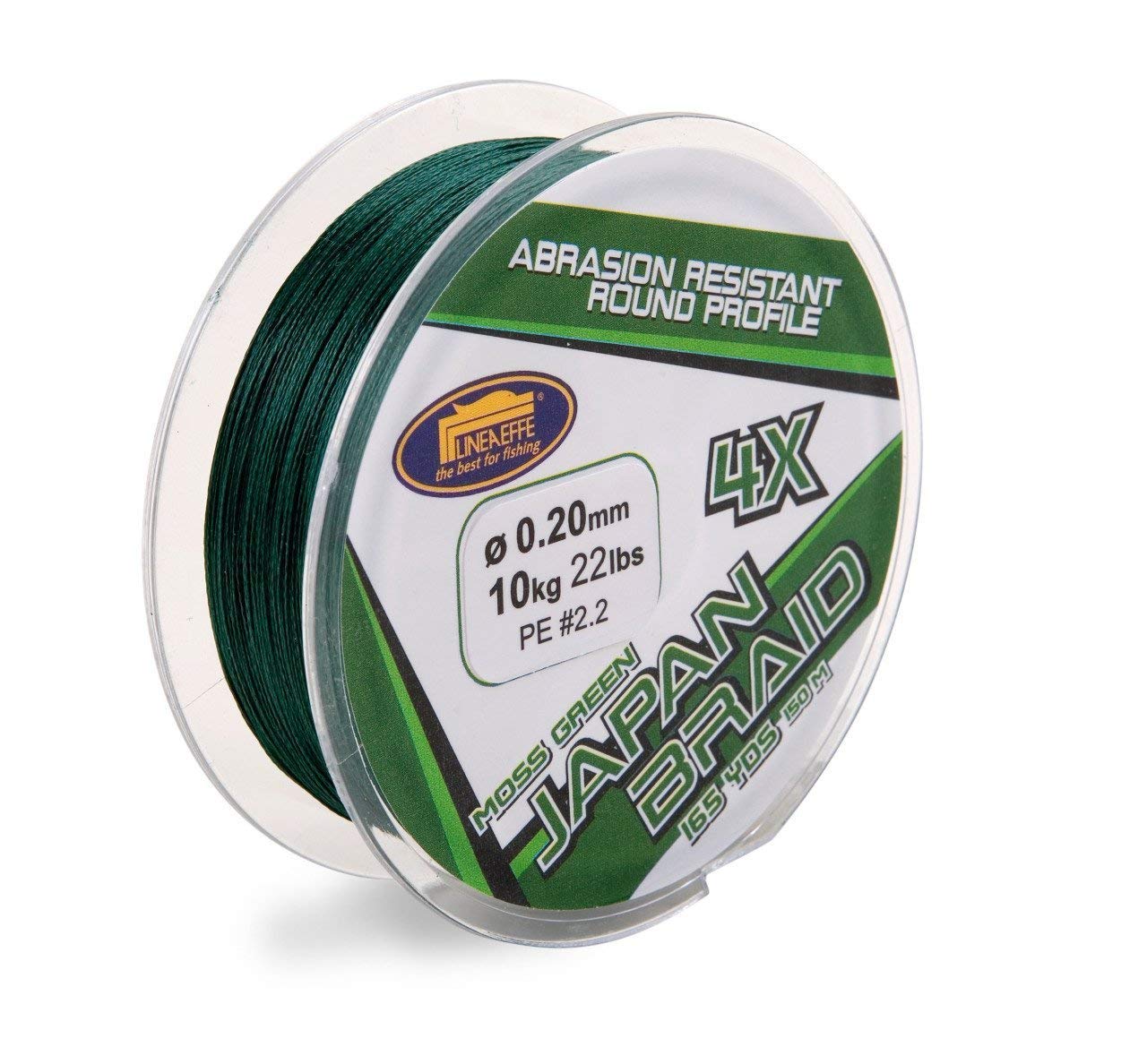 Lineaeffe Japan Braid Trecciato 150 m 0.18 mm Verde