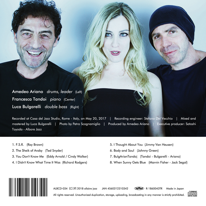 Albore ALBCD 034 Triplets Ariano CD piano trio swing