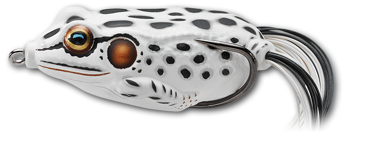 Livetarget Hollow Body Frog esca rana 2 1/4" Green Yellow