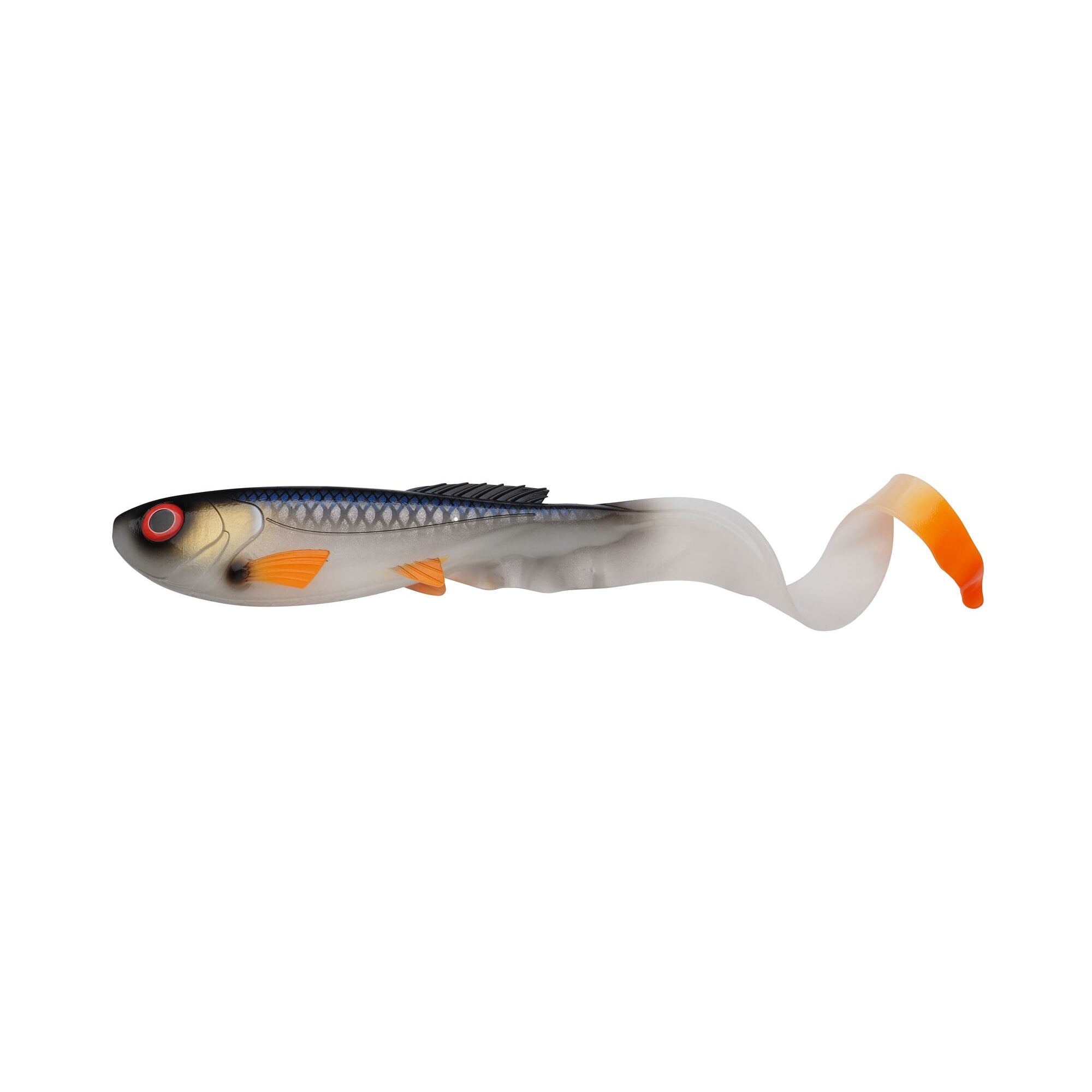 Abu Garcia Beast Curltail Gommino Albino Trout softbait luccio