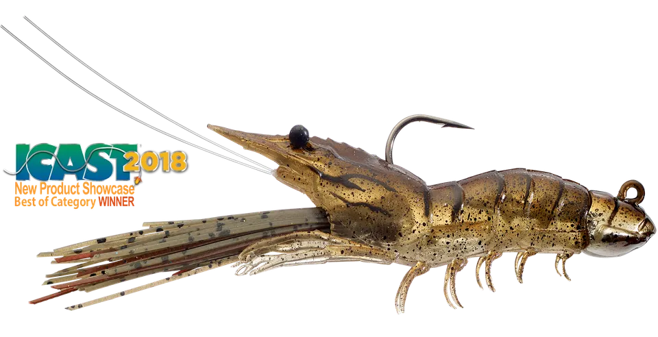 Livetarget Fleeing Shrimp gomma 2 3/4" 1/4 oz 910 Sand Shrimp