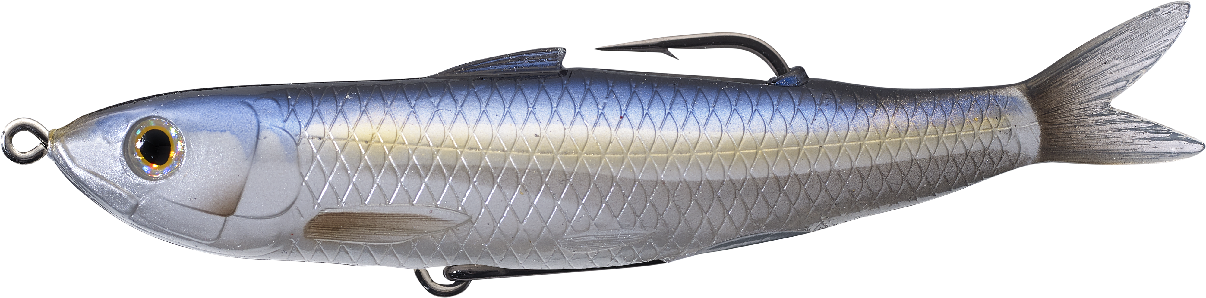 Livetarget Hollow Body Shiner esca 3 3/4" Pearl Ghost