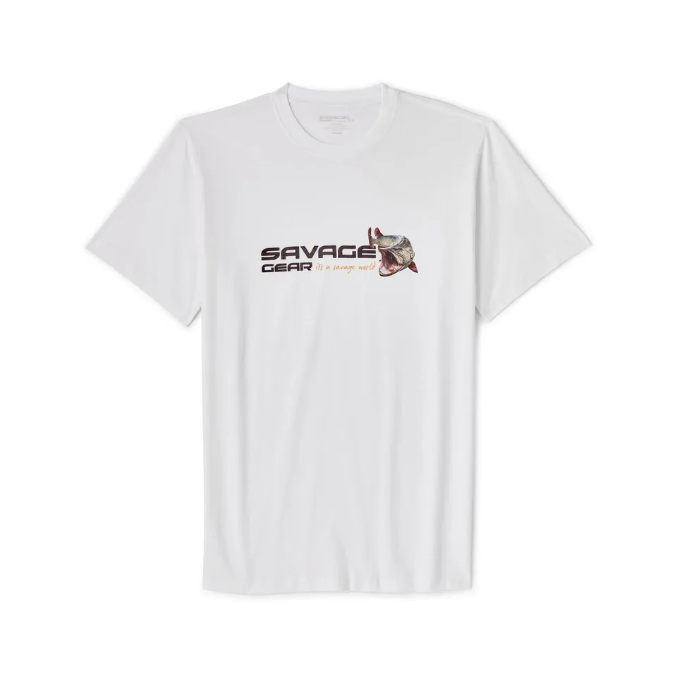 Savage Gear Orange LTD Musky Graphic Tee maglietta L manica corta