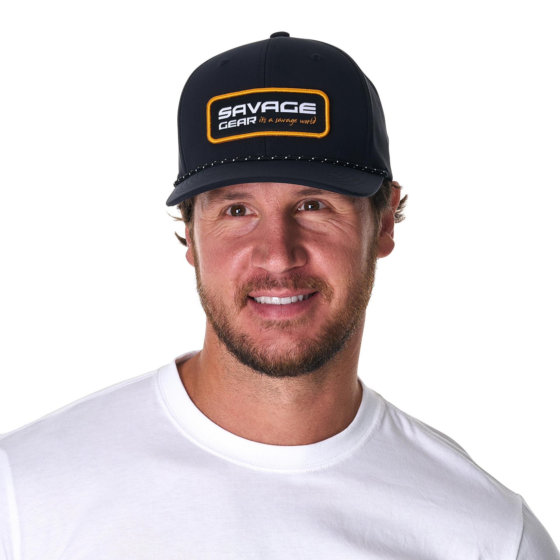 Savage Gear Orange LTD Patch Logo Cappello Snapback