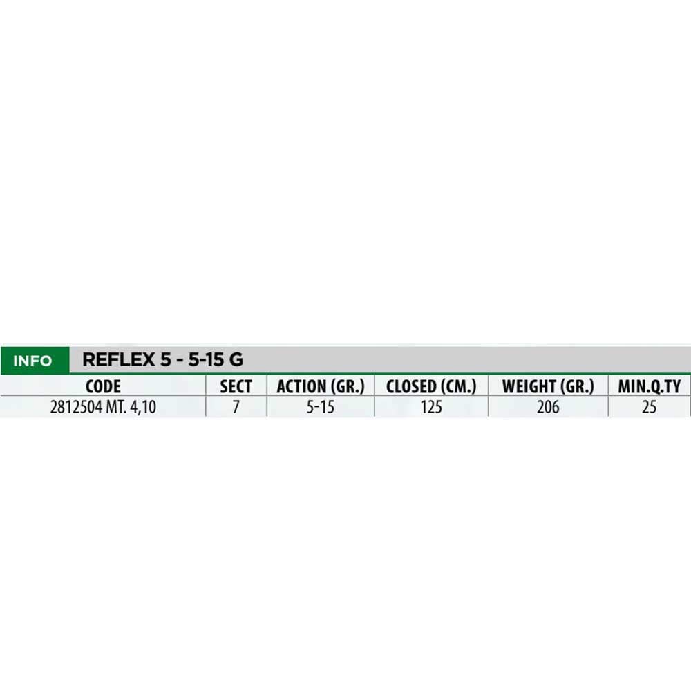 Linea Effe Reflex 5 4.10 m 5-15 g Canna Tremarella Trota