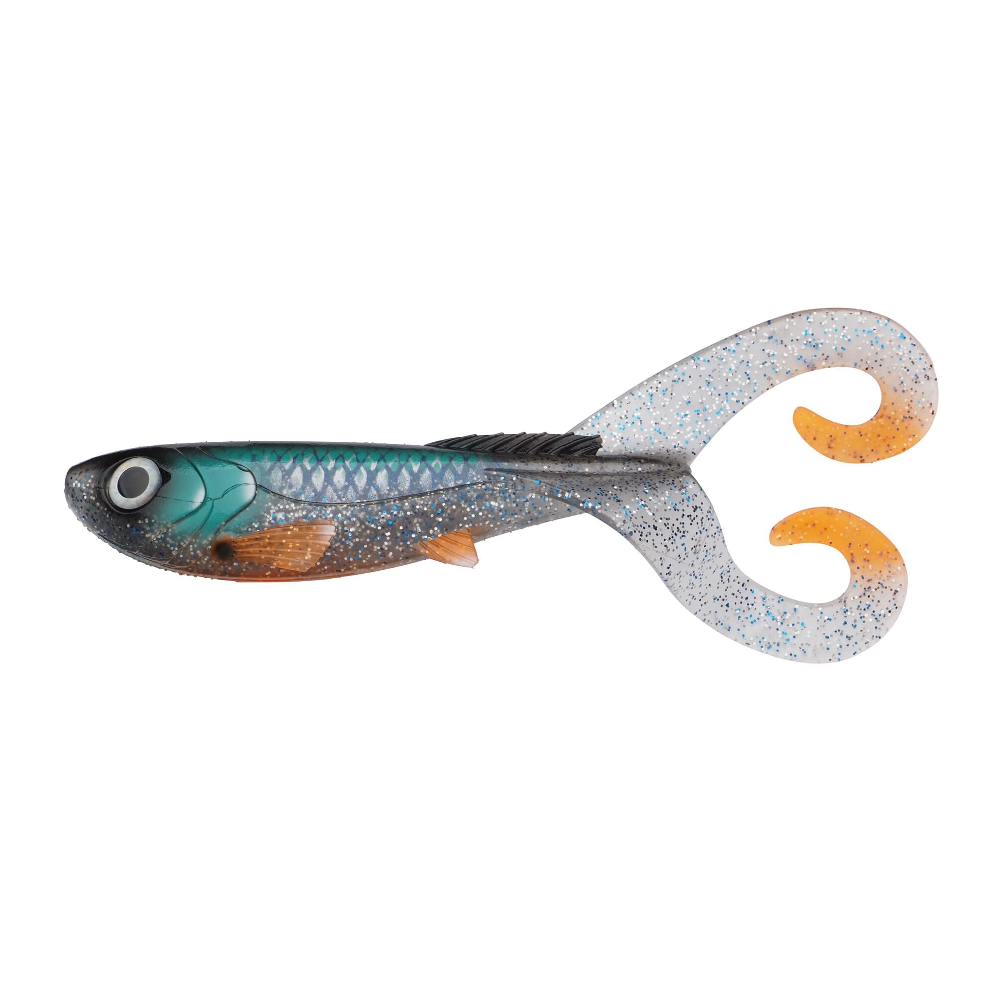 Abu Garcia Beast Twintail Shad Firetiger per luccio