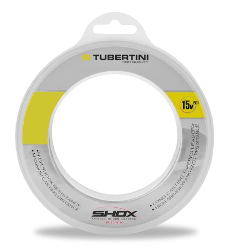 Tubertini Shox Pink shock leader conico 0.16-0.32 15x10m