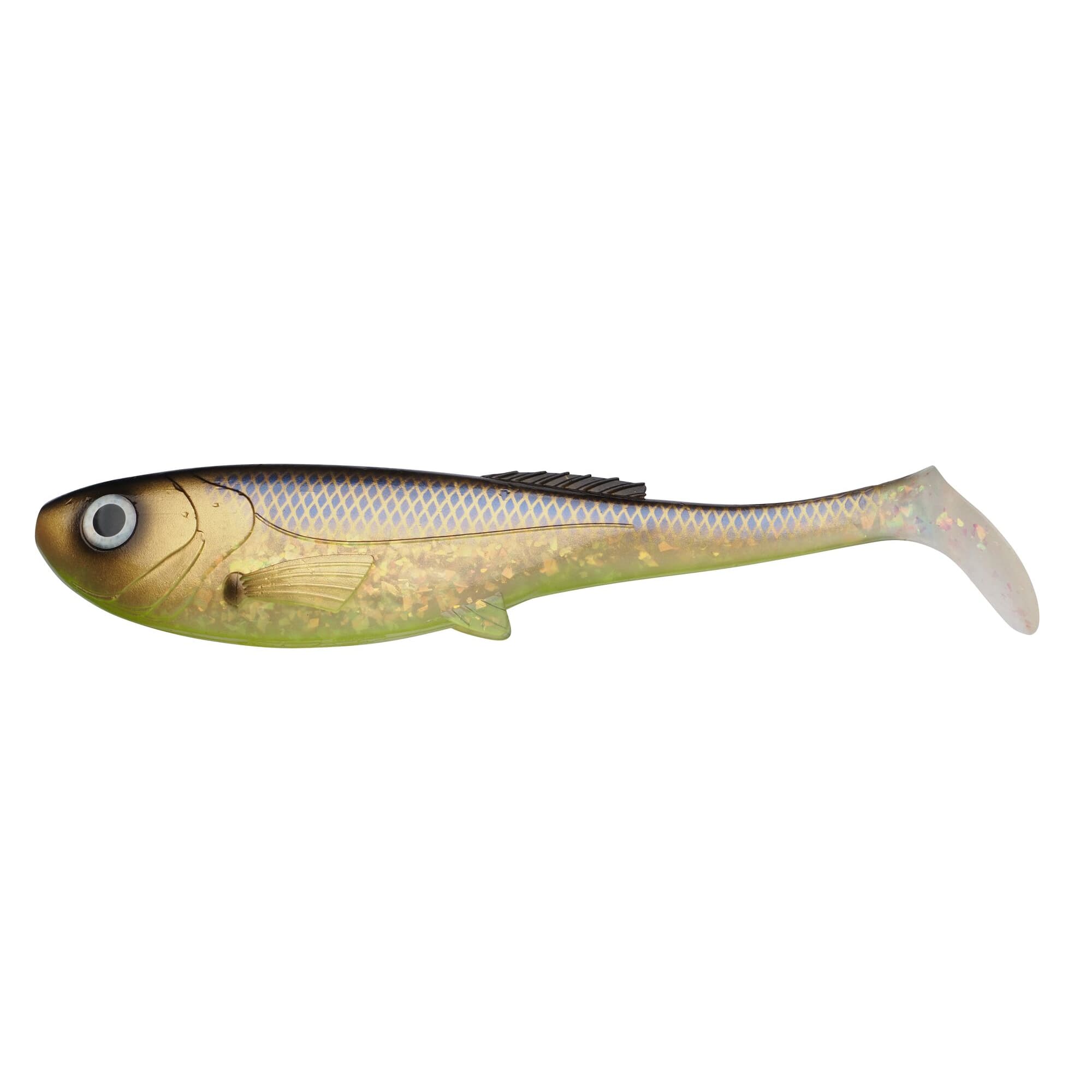 Abu Garcia Beast Slim Paddletail shad gomma Firetiger profondità