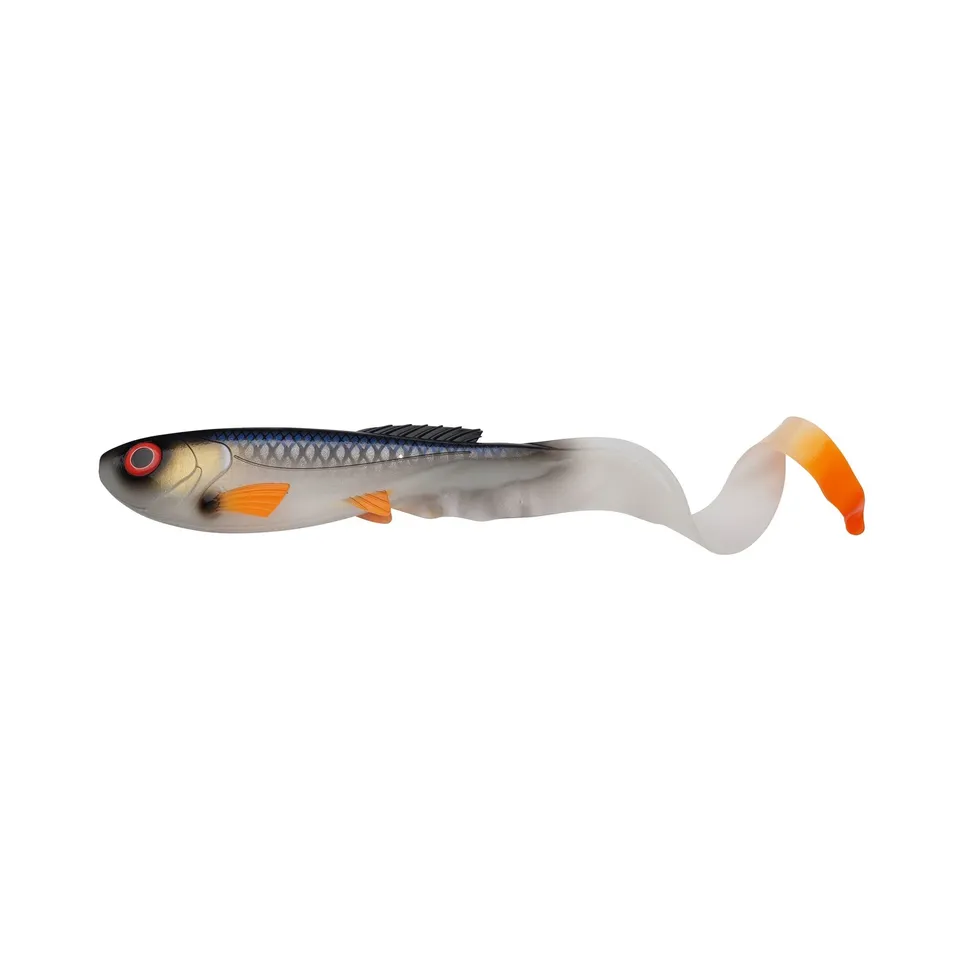 Abu Garcia Beast Curltail Gommino Albino Trout softbait luccio